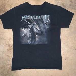 VINTAGE MEGADETH BAND TSHIRT (SIZE MEDIUM)
